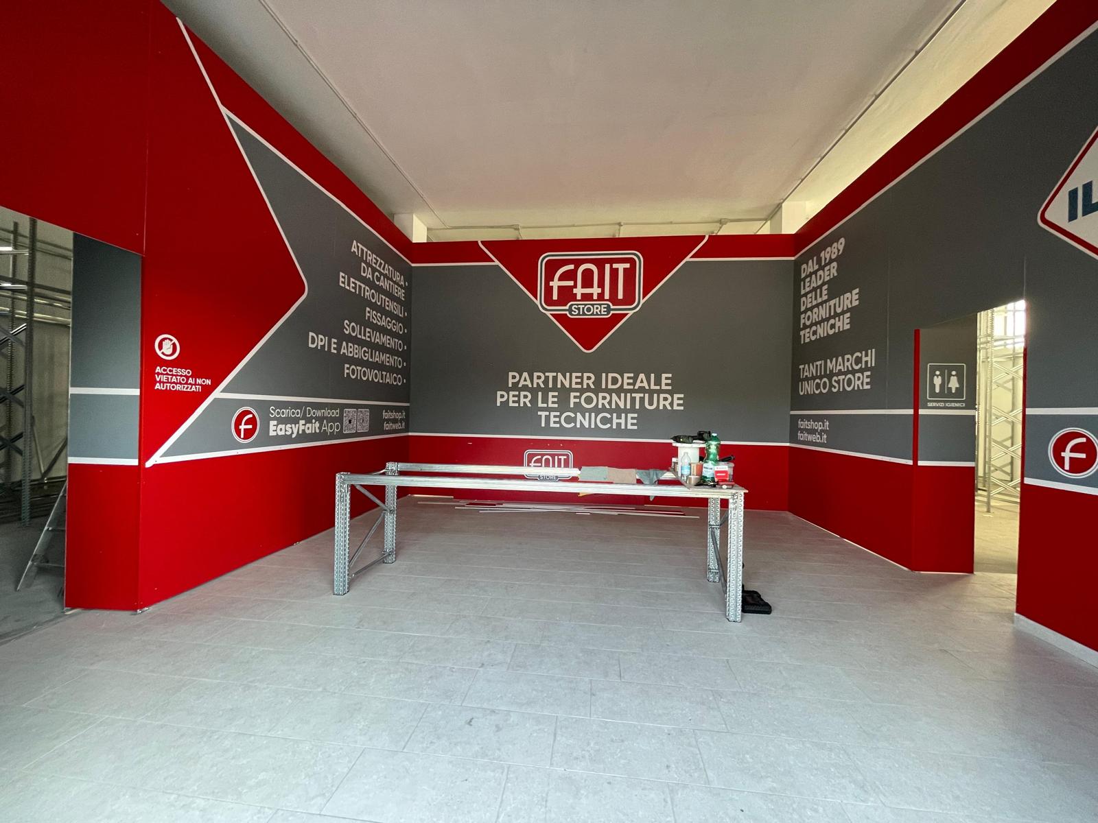 Allestimento interno completo Fait Store Latina
